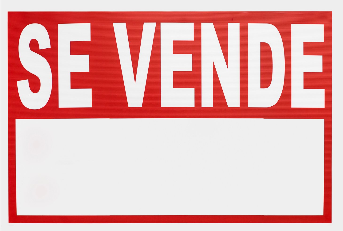 Se Vende Spanish real estate for sale sign